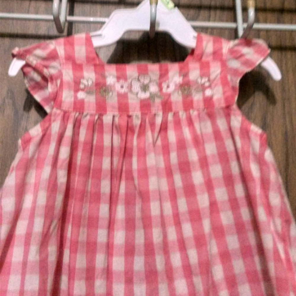 Ruffle Dress With Embroidered Flower